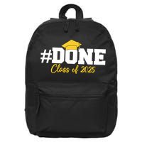 Done Class Of 2025 16 in Basic Backpack