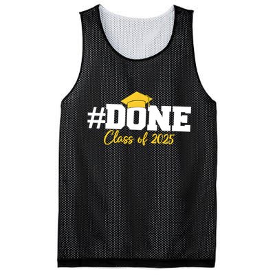 Done Class Of 2025 Mesh Reversible Basketball Jersey Tank