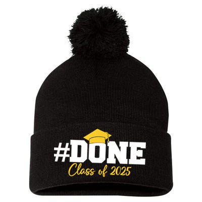 Done Class Of 2025 Pom Pom 12in Knit Beanie
