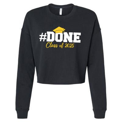 Done Class Of 2025 Cropped Pullover Crew