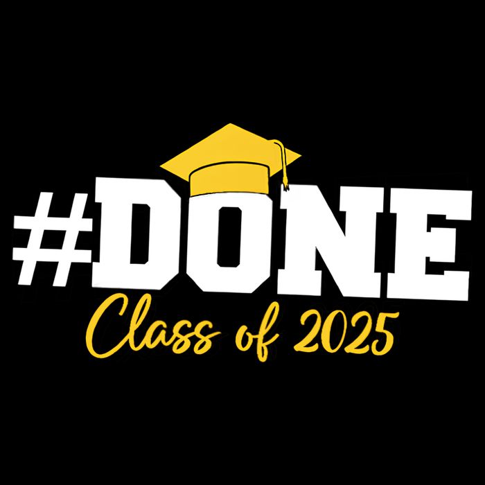 Done Class Of 2025 Zip Tote Bag