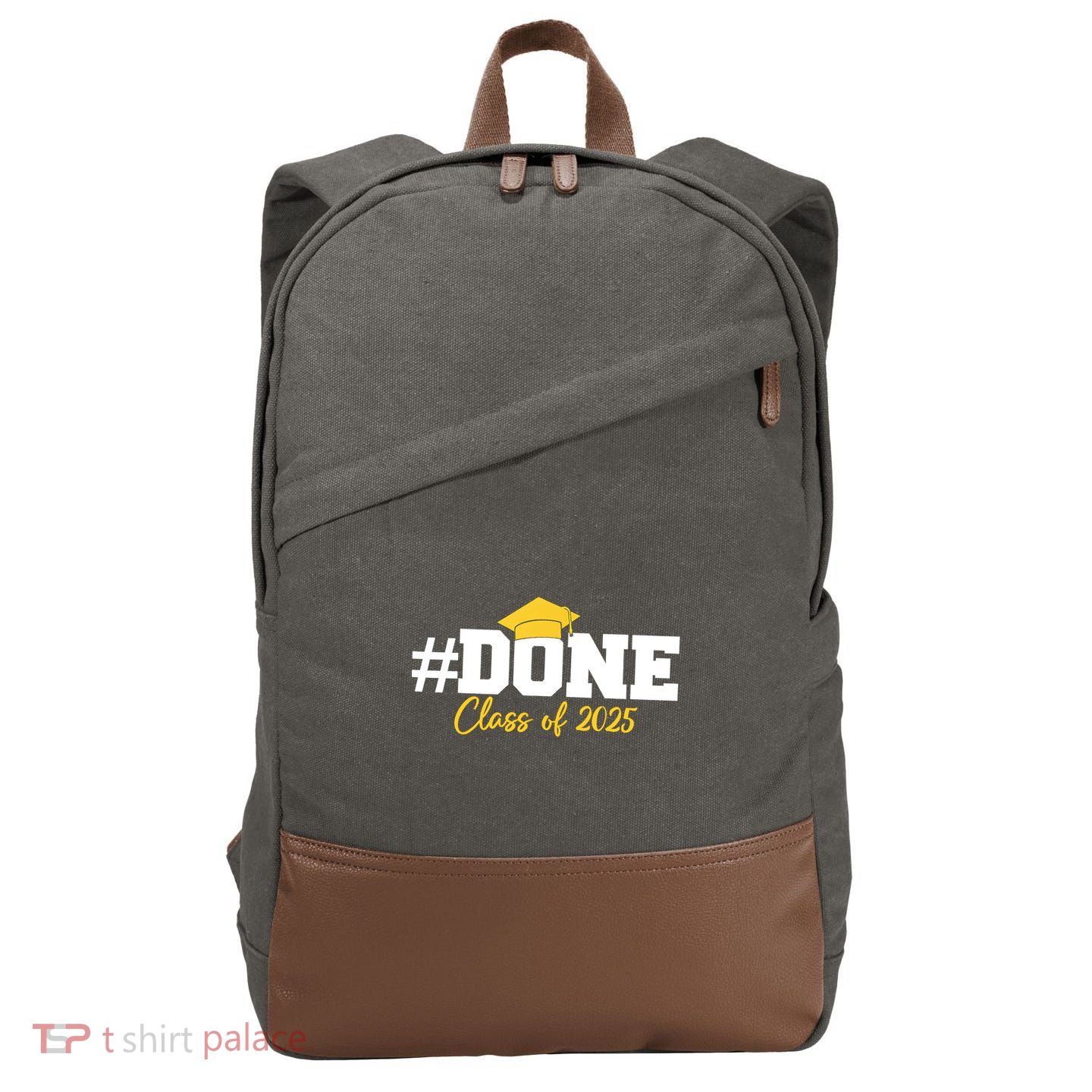 Done Class Of 2025 Cotton Canvas Backpack
