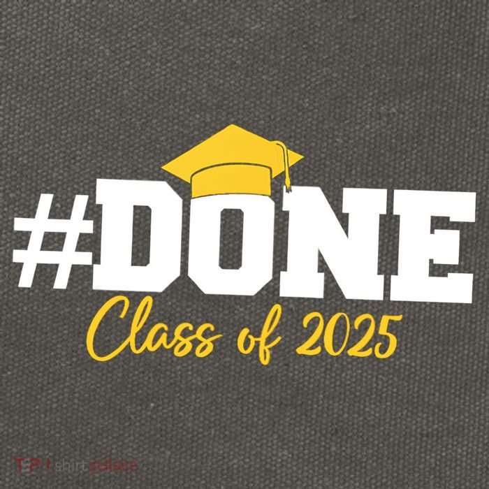Done Class Of 2025 Cotton Canvas Backpack
