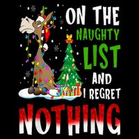 Donkey Christmas On The Naughty List And I Regret Nothing Sweatshirt