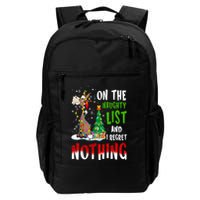 Donkey Christmas On The Naughty List And I Regret Nothing Backpack