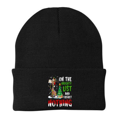 Donkey Christmas On The Naughty List And I Regret Nothing Beanie