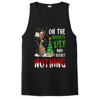 Donkey Christmas On The Naughty List And I Regret Nothing PosiCharge Competitor Tank