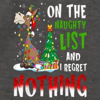 Donkey Christmas On The Naughty List And I Regret Nothing Vector Backpack