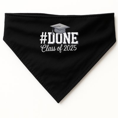 Done Class Of 2025 Graduation For Her Him Grad Seniors 2025 USA-Made Doggie Bandana