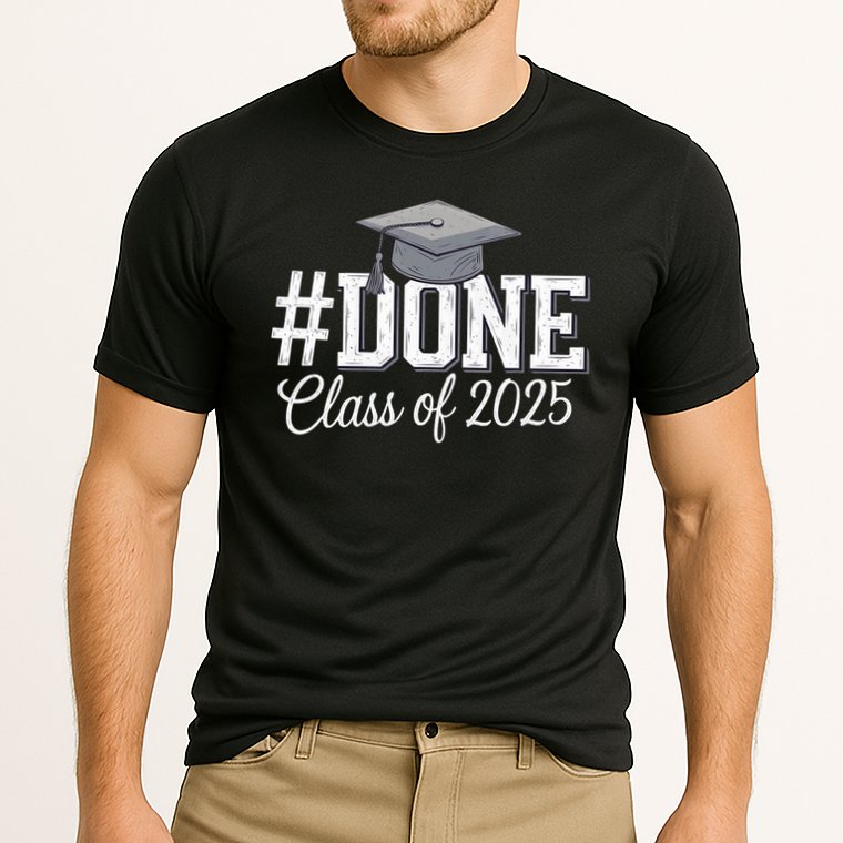 Done Class Of 2025 Graduation For Her Him Grad Seniors 2025 Cooling Performance Crew T-Shirt