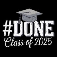 Done Class Of 2025 Graduation For Her Him Grad Seniors 2025 Women's V-Neck T-Shirt