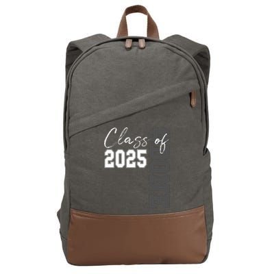Done Class Of 2025 Graduate Funny 2025 Graduation Seniors  Cotton Canvas Backpack