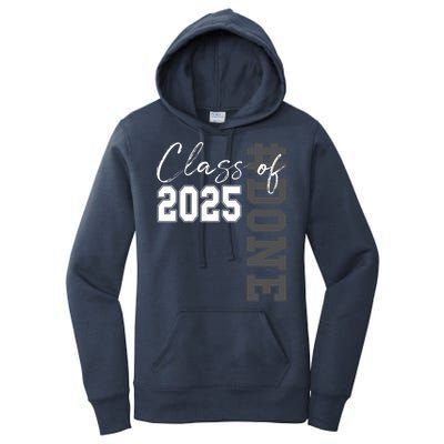 Done Class Of 2025 Graduate Funny 2025 Graduation Seniors  Women's Pullover Hoodie