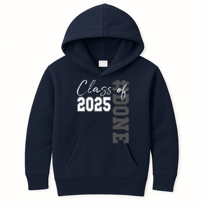 Done Class Of 2025 Graduate Funny 2025 Graduation Seniors  Kids Hoodie