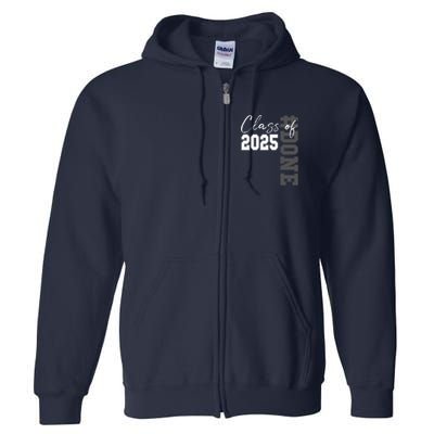 Done Class Of 2025 Graduate Funny 2025 Graduation Seniors  Full Zip Hoodie