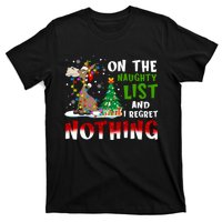 Donkey Christmas On The Naughty List And I Regret Nothing T-Shirt