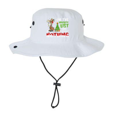 Donkey Christmas On The Naughty List And I Regret Nothing Gift Legacy Cool Fit Booney Bucket Hat