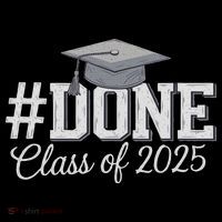 Done Class Of 2025 Graduation For Her Him Grad Seniors 2025 Sustainable Bucket Hat