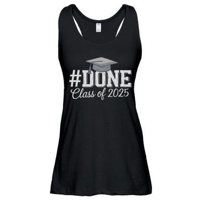 Done Class Of 2025 Graduation For Her Him Grad Seniors 2025 Ladies Essential Flowy Tank