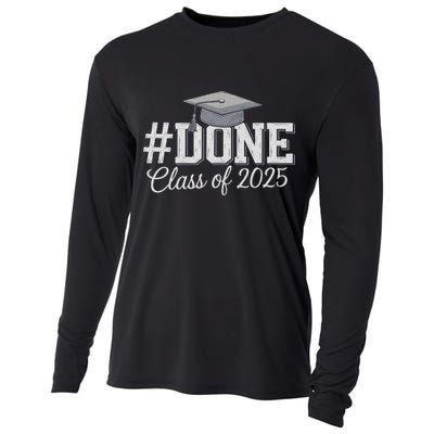Done Class Of 2025 Graduation For Her Him Grad Seniors 2025 Cooling Performance Long Sleeve Crew