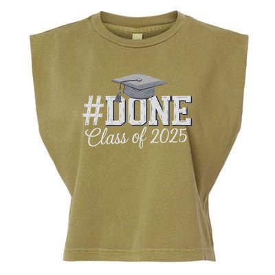 Done Class Of 2025 Graduation For Her Him Grad Seniors 2025 Garment-Dyed Women's Muscle Tee