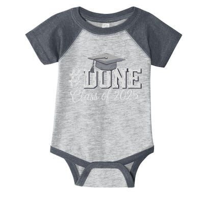 Done Class Of 2025 Graduation For Her Him Grad Seniors 2025 Infant Baby Jersey Bodysuit