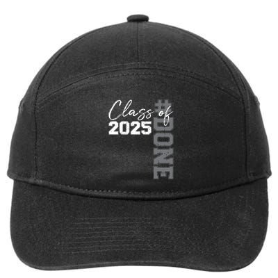 Done Class Of 2025 Graduate Funny 2025 Graduation Seniors 7-Panel Snapback Hat