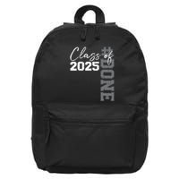 Done Class Of 2025 Graduate Funny 2025 Graduation Seniors 16 in Basic Backpack