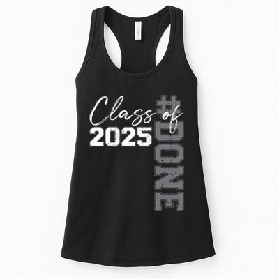 Done Class Of 2025 Graduate Funny 2025 Graduation Seniors Womens Tank Top
