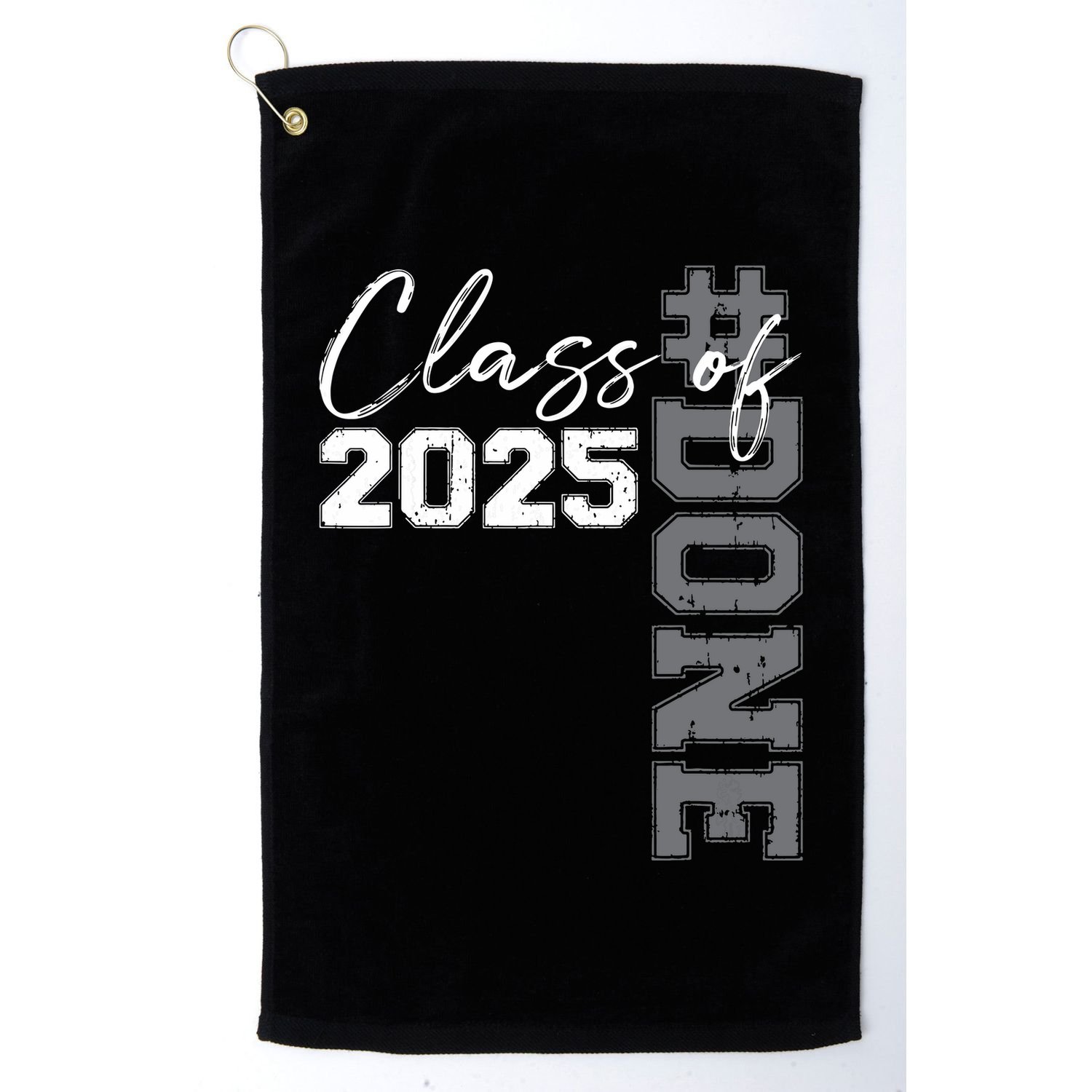Done Class Of 2025 Graduate Funny 2025 Graduation Seniors Golf Towel