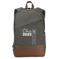 Done Class Of 2025 Graduate Funny 2025 Graduation Seniors Cotton Canvas Backpack