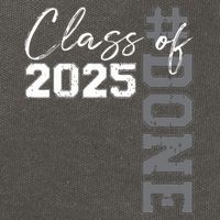Done Class Of 2025 Graduate Funny 2025 Graduation Seniors Cotton Canvas Backpack