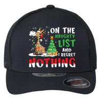 Donkey Christmas On The Naughty List And I Regret Nothing Flexfit Unipanel Trucker Cap