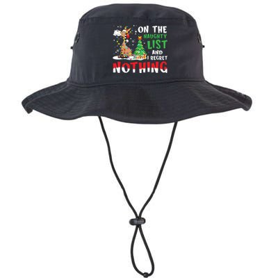 Donkey Christmas On The Naughty List And I Regret Nothing Legacy Cool Fit Booney Bucket Hat