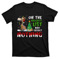 Donkey Christmas On The Naughty List And I Regret Nothing T-Shirt