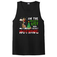 Donkey Christmas On The Naughty List And I Regret Nothing PosiCharge Competitor Tank