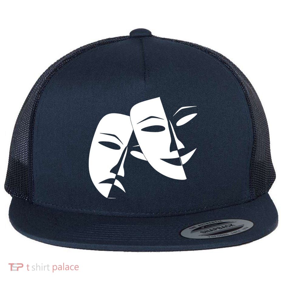 Drama Comedy Opera Cinema Flat Bill Trucker Hat