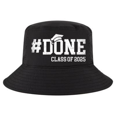 Done Class Of 2025 Senior 2025 Graduation 25 Cool Comfort Performance Bucket Hat