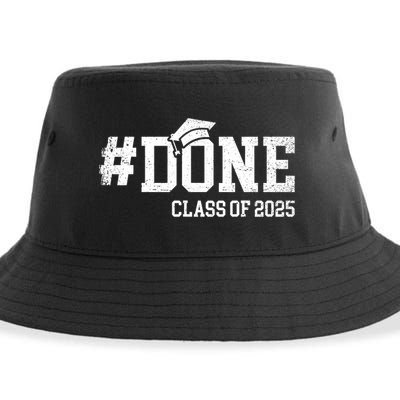 Done Class Of 2025 Senior 2025 Graduation 25 Sustainable Bucket Hat
