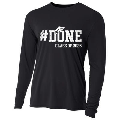 Done Class Of 2025 Senior 2025 Graduation 25 Cooling Performance Long Sleeve Crew
