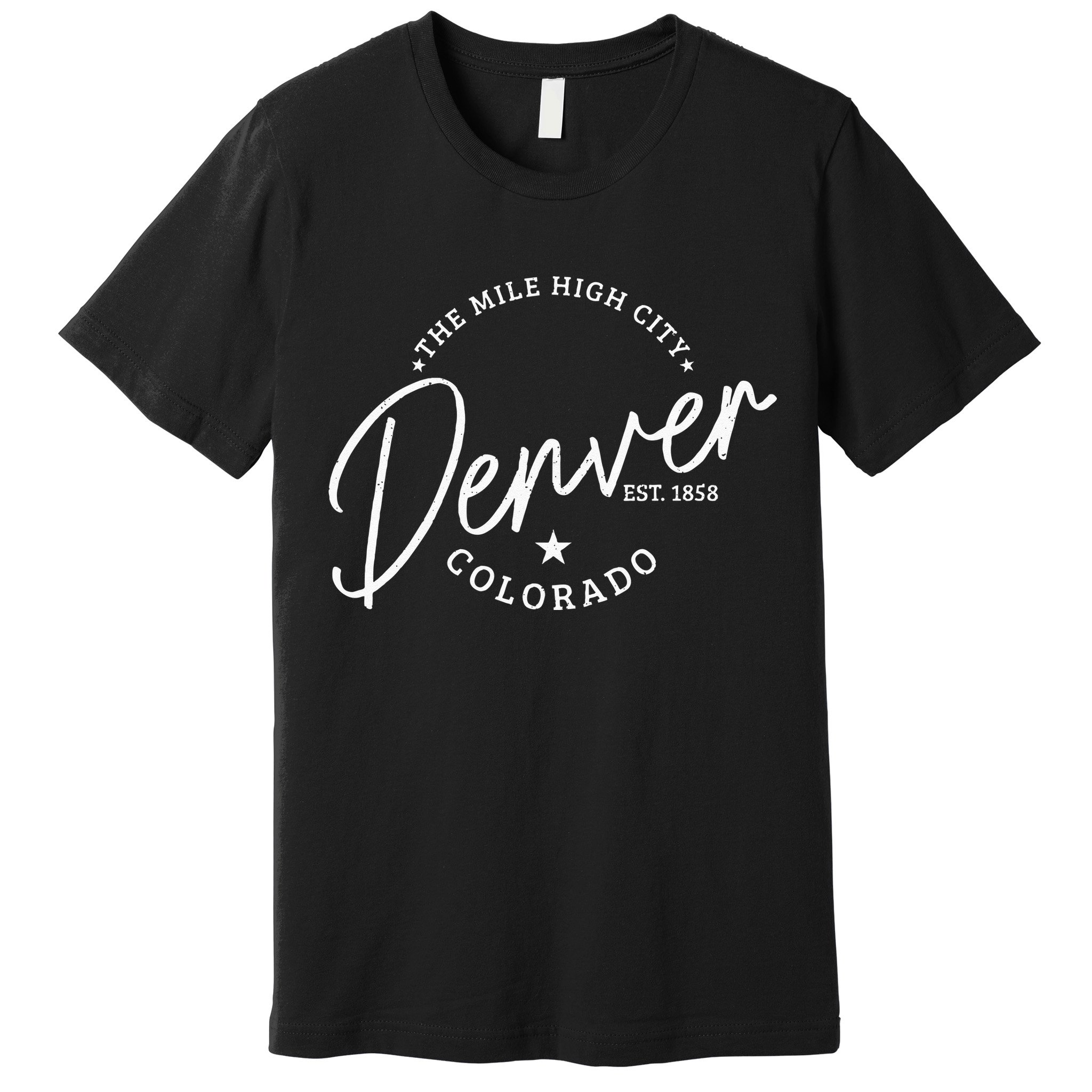 Denver Colorado Pride Mile High City Est. 1858 Denver Premium T-Shirt