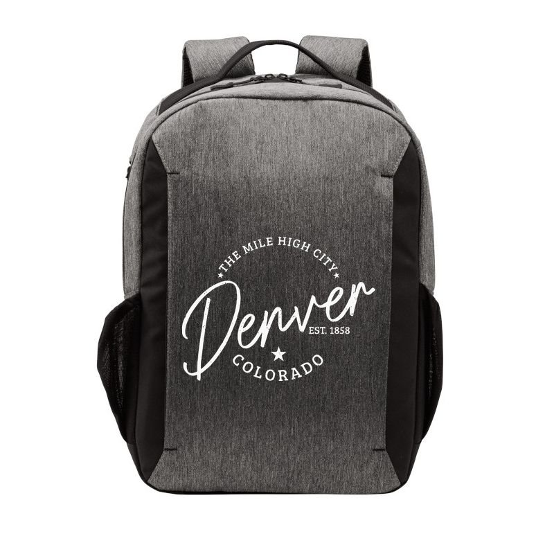 Denver Colorado Pride Mile High City Est. 1858 Denver Vector Backpack