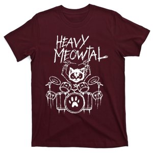 Drummer Cat Playing Drum T-Shirt