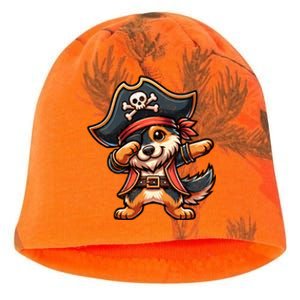 Dabbing Cute Pirate Ger Shepherd Dog Halloween Gift Kati - Camo Knit Beanie