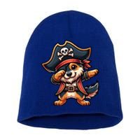 Dabbing Cute Pirate Ger Shepherd Dog Halloween Gift Short Acrylic Beanie