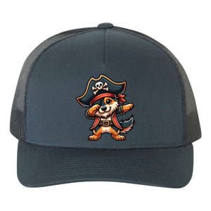 Dabbing Cute Pirate Ger Shepherd Dog Halloween Gift Yupoong Adult 5-Panel Trucker Hat