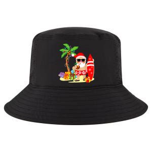 Decorated Christmas Palm Tree Tropical Xmas Coconut Lights Great Gift Cool Comfort Performance Bucket Hat