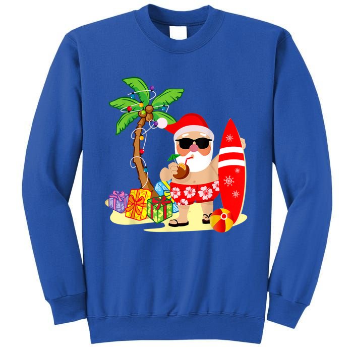 Decorated Christmas Palm Tree Tropical Xmas Coconut Lights Great Gift Sweatshirt