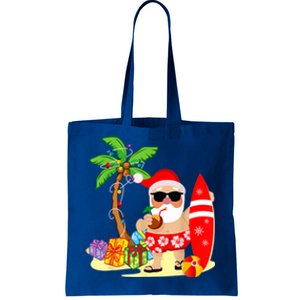 Decorated Christmas Palm Tree Tropical Xmas Coconut Lights Great Gift Tote Bag