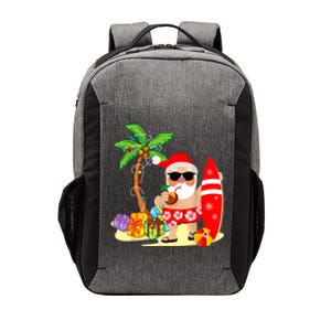 Decorated Christmas Palm Tree Tropical Xmas Coconut Lights Great Gift Vector Backpack